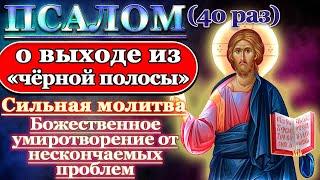 Молитва о выходе из черной полосы, от злого рока и нескончаемых проблем. Псалом 85 40 раз