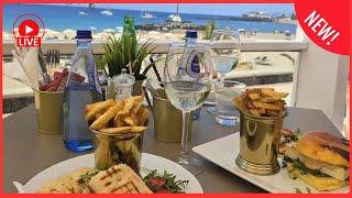 LIVE: Trying a BRAND NEW Beachfront Restaurant in Tenerife Los Cristianos 