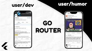 Flutter Navigator 2.0 Tutorial for Beginners - Go Router