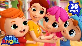 Princess For A Day!  | Little Angel Kids Songs & Nursery Rhymes | Moonbug Kids