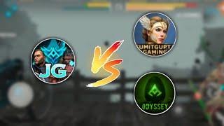 JG Vs SGG & ODC ranked matches || shadow fight arena