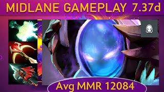  7.37d Arc Warden |K+A-D - 19 KP - 73%| Mid Gameplay - Dota 2 Top MMR