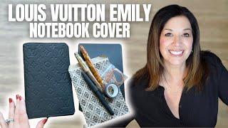 Louis Vuitton Emily Notebook Cover Unboxing & Fall DIY Setup! Finding the best fit notebook!