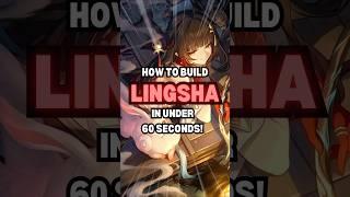 How To Build LINGSHA In Under 60 Seconds! | Honkai Star Rail #shorts