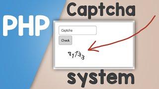 Simple captcha system in PHP + source code | real time image creation | Quick programming tutorial