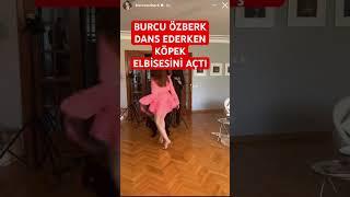 Burcu özberk dans ederken köpek bakın ne yaptı #magazin #shortsvideo