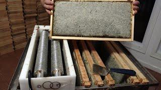 Honey Harvesting!! - Simply Harmony Farms Uncapper and uncapping fork!