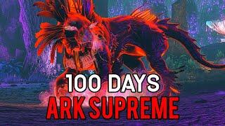 I Have 100 Days To Beat Ark Supreme... The Most Intense Mod In Ark!