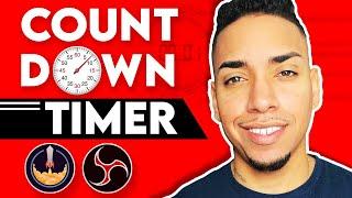 How To Add A Countdown Timer To OBS Studio Using StreamElements [2021]