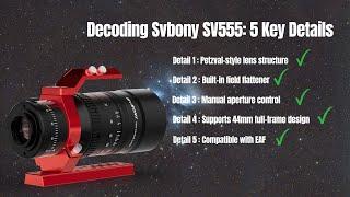 SVBONY SV555 Telescope: Unveiling 5 Core Technologies!  An Unmatched Stargazing Experience! 