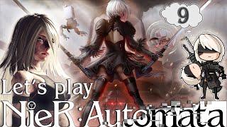 NieR: Automata  Встреча с 2A и потеря 9S  Let's kлей 9