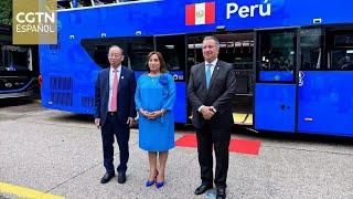   La Presidenta Dina Boluarte visitó el Parque Industrial de Suzhou y fue a la corporación Higer