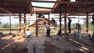Building a Traditional Thai House in the Isaan Rice Fields