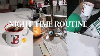 Night Time Routine | Winter edition ️, planning 2023 content