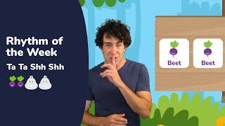 Rhythm of the Week #1 - Beet Beet Shh Shh (Ta Ta Rest Rest) w/ Mr. Rob - Rhythm Activity for Kids