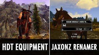 Skyrim Mod: HDT Equipment & Jaxonz Renamer