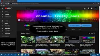 What I Am Doing 14.08.2020 Into 16.08.2020 Channel Frosty Bonz New Update #18 Ultra HD 4K Gaming