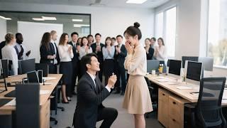 The girl's naive eyes moved the abstinent CEO, who proposed to her in public