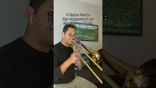 How to play C Major scale on a trombone