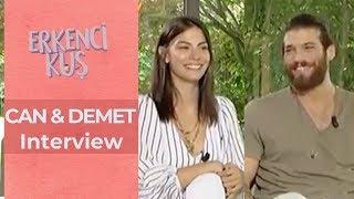 Can Yaman and Demet Ozdemir  Interview  Erkenci Kus  June 2018  Closed Captions