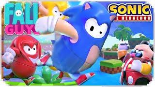 Fall Guys X Sonic: New Sonic Skins, New Rewards & Bean Hill Zone!