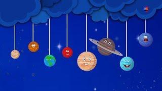 планеты песня узнать планеты детские стишки образовательные песни Kids Rhymes Planets Songs