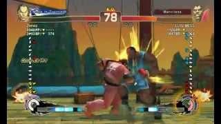 Ultra SF IV battle: Dan(Zeeviz) vs Balrog(LUIS-MESS)-5.12.2014