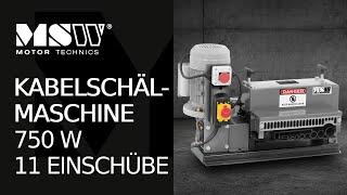 Kabelschälmaschine MSW Motor Technics MSW-WIRESTRIPPER-008-750 | Produktpräsentation