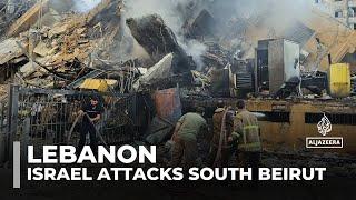 Israel attacks south Beirut after new Lebanon evacuation warning