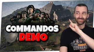 Ich spiele 'Commandos: Origins Demo' an ...