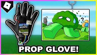 How to get PROP GLOVE + SHOWCASE in SLAP BATTLES! [ROBLOX]