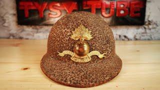 Rusted Military Helmet -impossible restoration