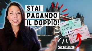 5 COSE CHE PAGHI TROPPO A LONDRA DA TURISTA: COME RISPARMIARE & SPENDERE MENO / VACANZA/vivere in UK