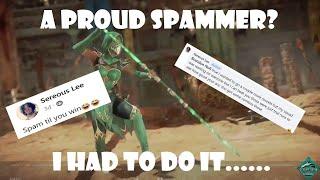 MK11: THIS GUY WAS BRAGGING ABOUT SPAMMING...YOU KNOW WHAT I HAD TO DO...