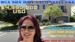 Touring a $4,390,000 Luxury Home Great Park Irvine California USA | Home Tour Real Estate