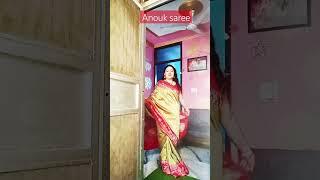 a n o u k  saree review by Myntra#shortvideo #viral #anouk #saree #myntra#youtubeshorts