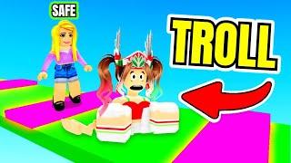 Bella Plays ROBLOX TROLL OBBY..