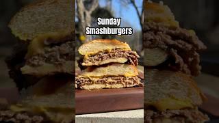 Simple Smashburgers! #Smashburger #Burgers #Griddle #WeberGrill #Beef #FoodAsmr #Outdoors #Cheese