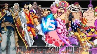 Gol D. Roger, Rayleigh, Oden, Bullet vs Big Mom, Katakuri, Cracker, Perospero [One Piece] MUGEN JUS