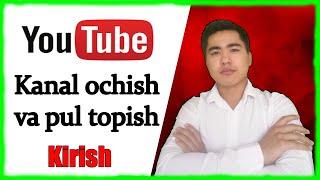 YOUTUBEDAN PUL TOPİSH | OCHİSH VA RİVOJLANTİRİSH (youtube darslik vedio)