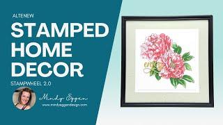 DIY GIFT IDEA! I Stamped My Own Home Decor!