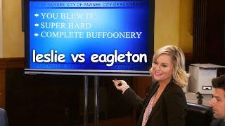complete buffoonery | leslie knope vs eagleton | Parks & Recreation | Comedy Bites