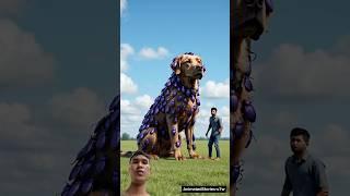 Cute dog covered millions of purple beetles saved by rescue team #dog #puppy #rescue #animals