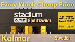 Stadium outlet Kalmar | sportswear | How Expensive in Sweden | shopping tour | Mobile recording