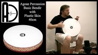 Agean Percussion Basic Bendir with Plastic Skin