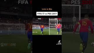 PES 2017 VS FIFA 2017 #fifa19 #pes2017 #efootball