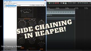 Side Chaining in Reaper- Simple explanation