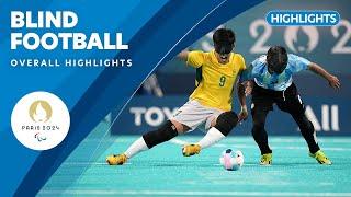 Blind Football Highlights | Paris 2024 Paralympic Games ️