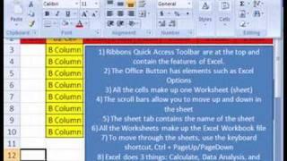 Excel Statistics 01: Intro To Excel 2007 for Statistics