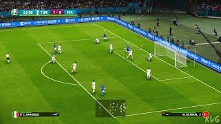 eFootball PES 2021 - Turkey vs Italy - UEFA EURO 2020 Gameplay (PS5 UHD) [4K60FPS]